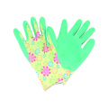 13G Polyster Printing Liner Glove with Latex Coated, Wrinkle Finished